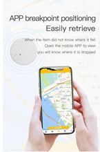 Load image into Gallery viewer, Mini GPS Locator AntiLost Alarm Wallet Keychain Smart Tag Bluetooth-Compatible Tracer Keychain Dog Pet Child Tracker Key Finder

